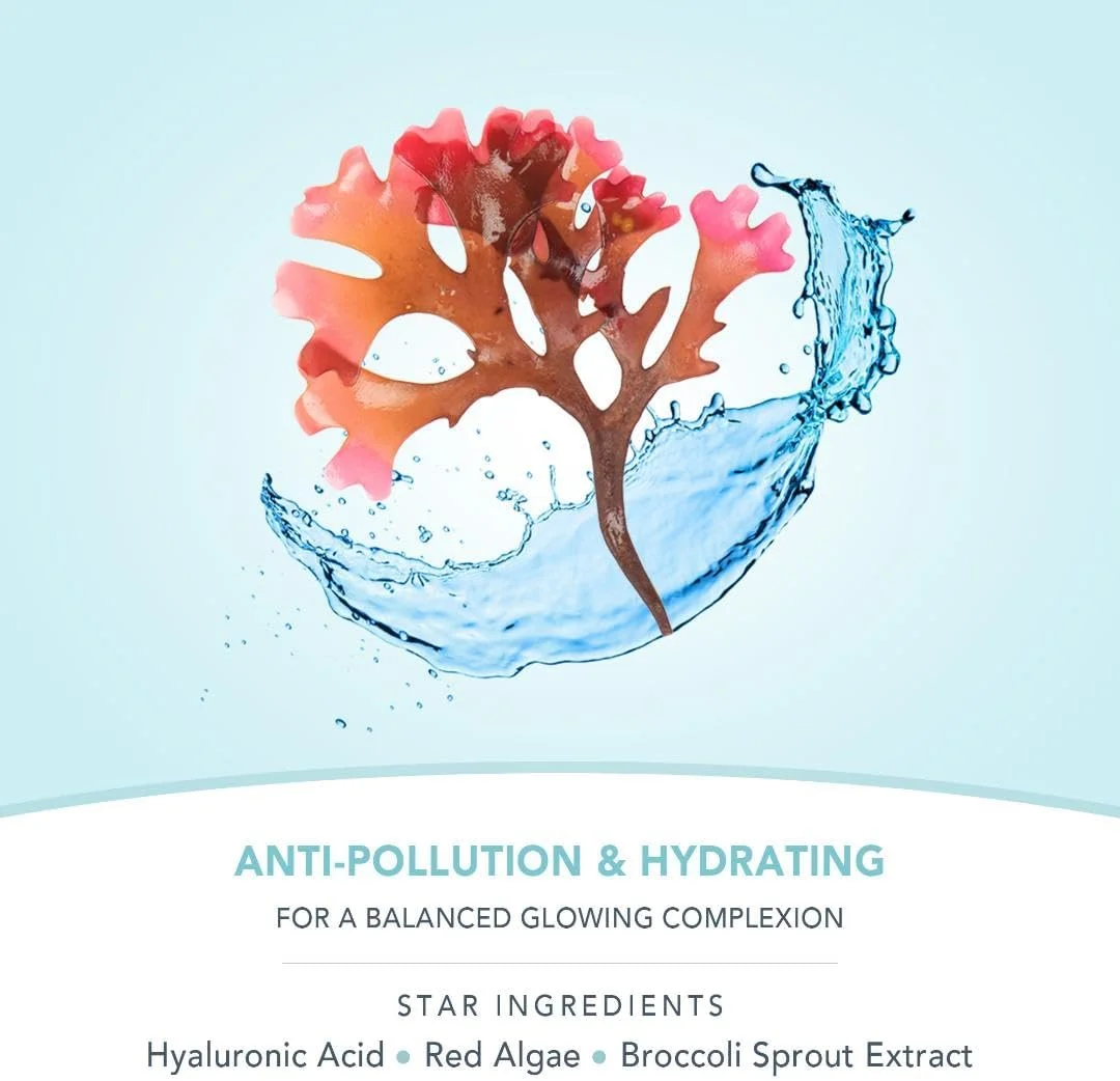 ماسک آبرسان و ضد آلودگی هوا فورئو Make My Day فعال شده توسط دستگاه یوفو، مناسب برای آقایان و بانوان - بسته 7 عددی