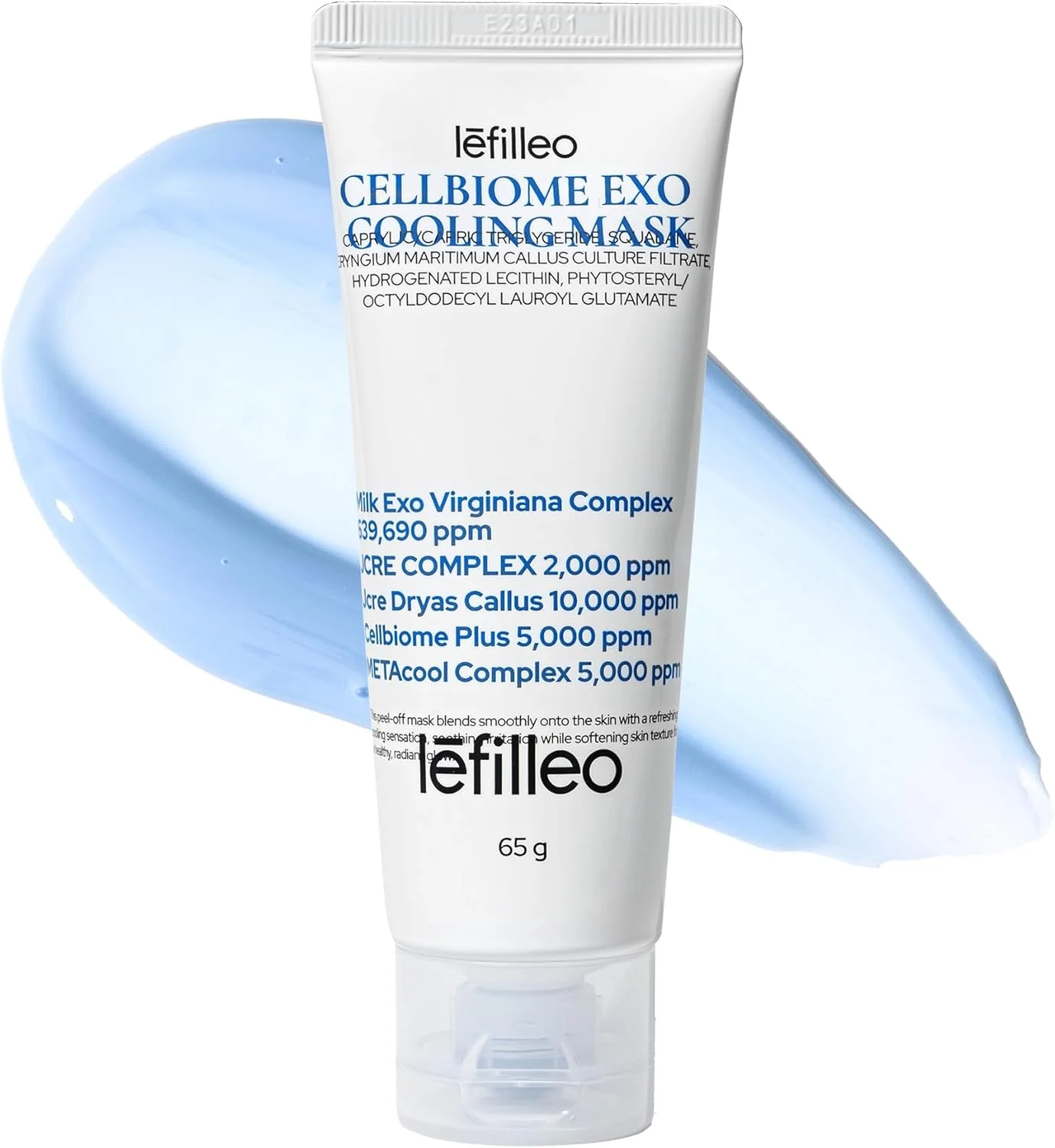 ماسک خنک کننده سل‌بیوم اکسو | اثر تسکین دهنده و خنک کننده - متعادل کننده پوست | ماسک لایه بردار آبرسان و ترمیم کننده | مراقبت از پوست کره ای | 65 گرم / 2.29 اونس