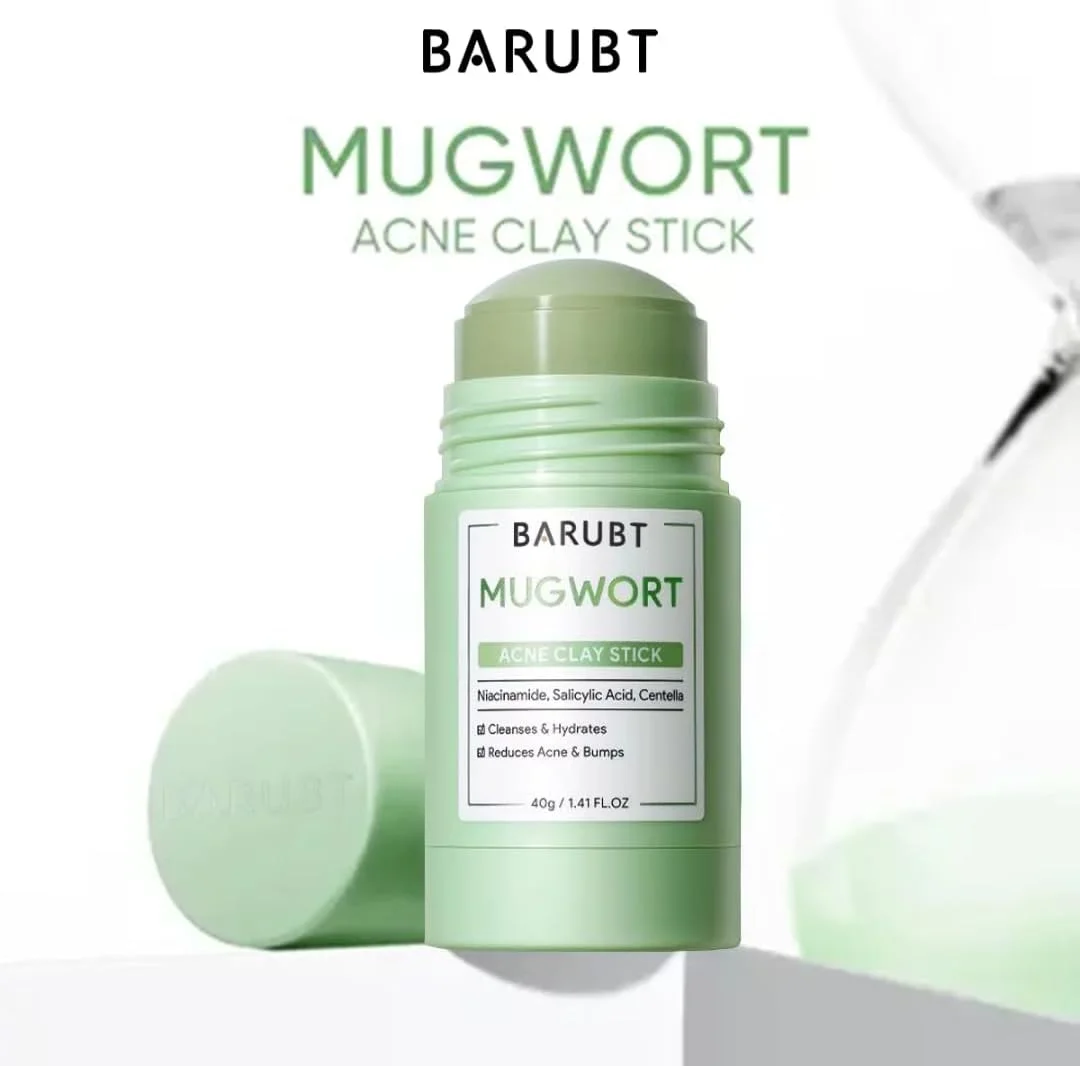 استیک رسی ضد جوش NIKITA.VIVI حاوی گیاه درمنه 40 گرم، مرطوب کننده و پاک کننده، ماسک آبرسان صورت، کاهش دهنده جوش و آکنه، کوچک کننده منافذ حاوی نیاسینامید، سالیسیلیک اسید و سنتلا