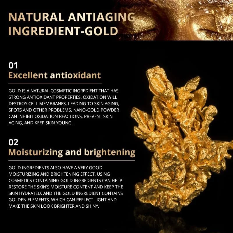 ماسک خواب شبانه طلای 24 عیار، درمان شبانه ضد پیری، ماسک آبرسان صورت، 20 عدد