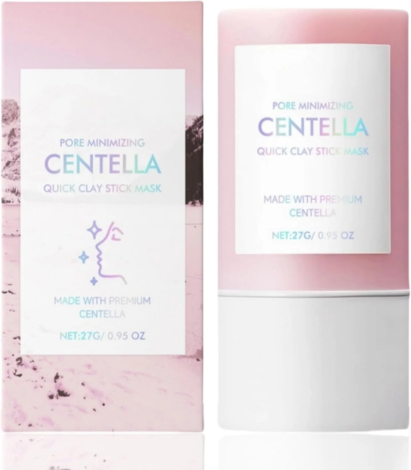 استیک ماسک خاک رس سنتلا، ماسک صورت پاک کننده عمیق، مراقبت آبرسان پوست کره ای، فرمول عصاره گیاهی طبیعی، درمان ملایم منافذ برای انواع پوست، طراحی مناسب مسافرت