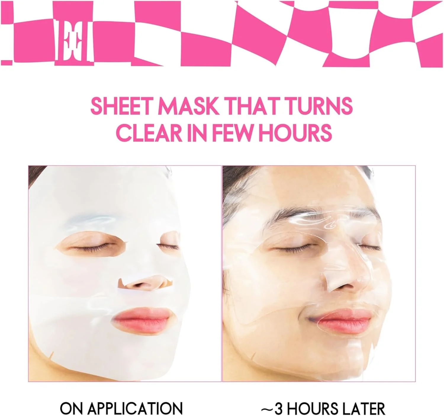 ماسک تغییر رنگ کلاژن عمیق ELLE - محصول کره | ماسک صورت ضد پیری، آبرسان و سفت کننده با کلاژن، پپتیدها و سنتلا | درمان 2-3 ساعته یا یک شبه برای پوستی درخشان و جوان | بسته 4 عددی