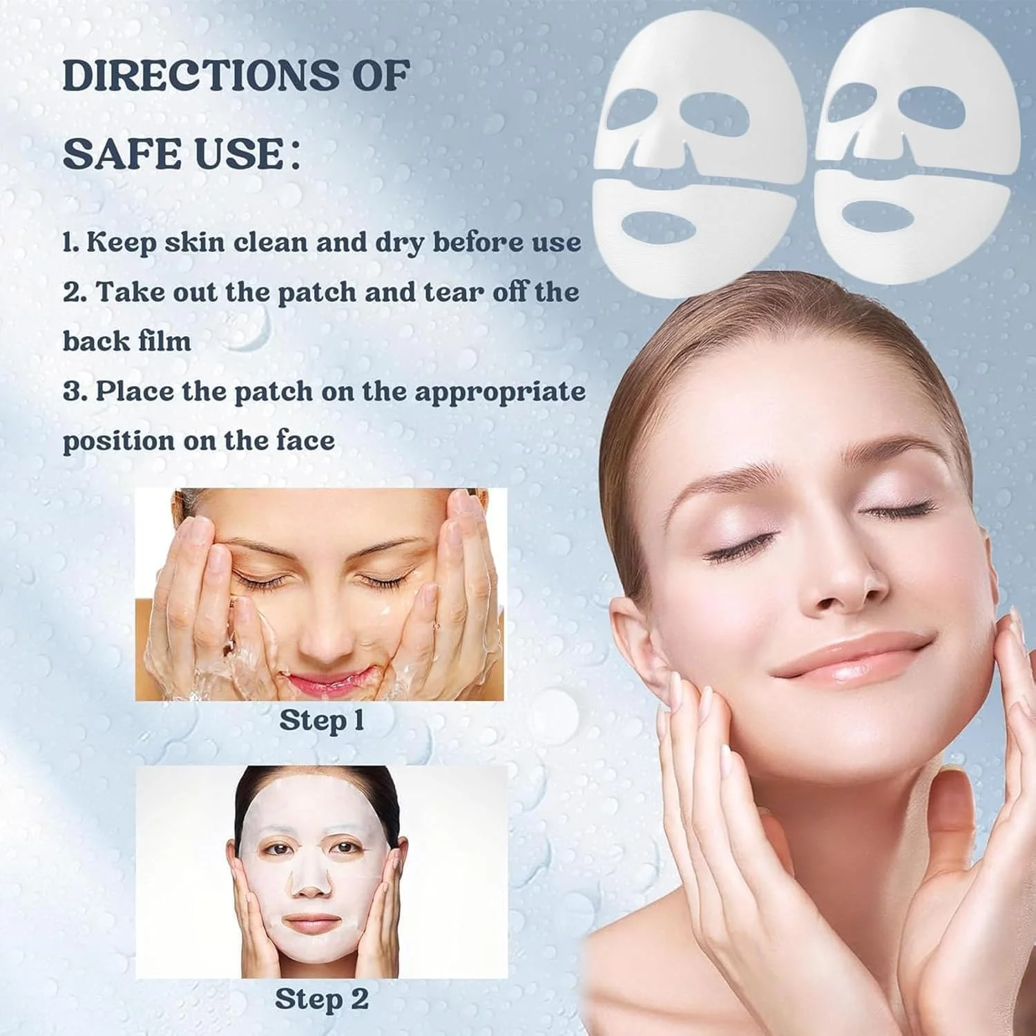 ماسک های تقویت کننده کلاژن عمیق - ماسک های صورت کلاژن مرطوب کننده برای مراقبت از پوست آبرسان، 4 عدد ماسک صورت برای تغذیه پوست زیبای شما.