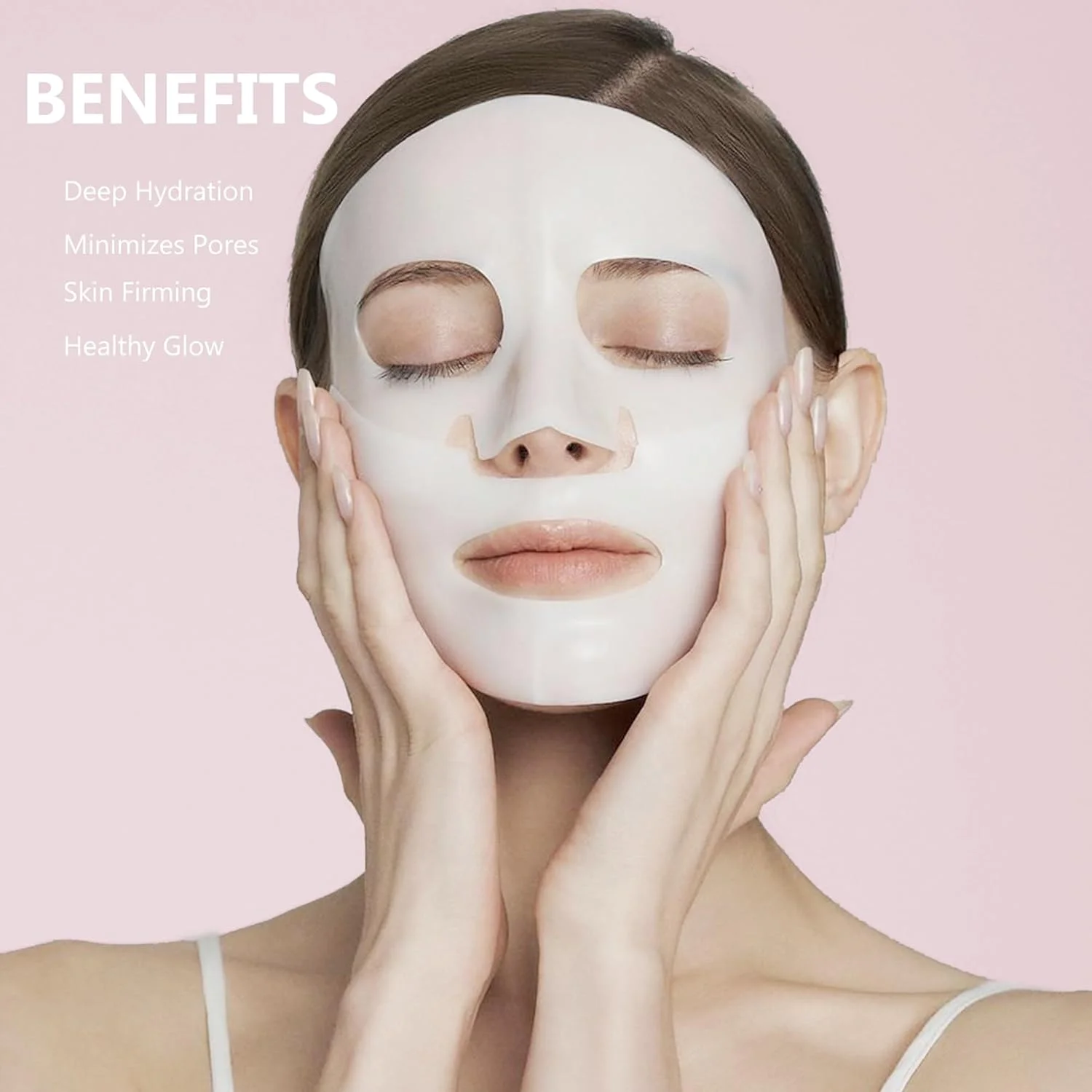 ماسک صورت کلاژن 4 عددی، ماسک هیدروژل آبرسان شبانه، کوچک کننده منافذ، بهبود خاصیت ارتجاعی ماسک صورت کلاژن 4 عددی، ماسک هیدروژل آبرسان شبانه، کوچک کننده منافذ، بهبود خاصیت ارتجاعی