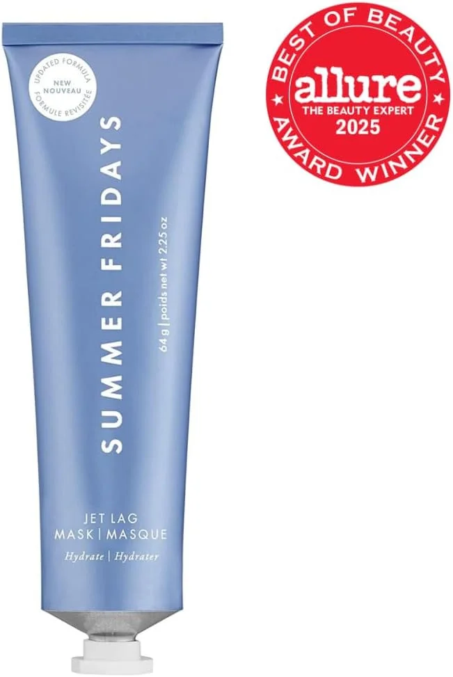 ماسک رفع خستگی پوست سامر فرایدیز - ماسک آبرسان صورت + مرطوب کننده - غنی شده با اسید هیالورونیک، نیاسینامید، گلیسیرین + آنتی اکسیدان ها، به تغذیه پوست برای داشتن پوستی شاداب و درخشان کمک می کند (64 گرم)