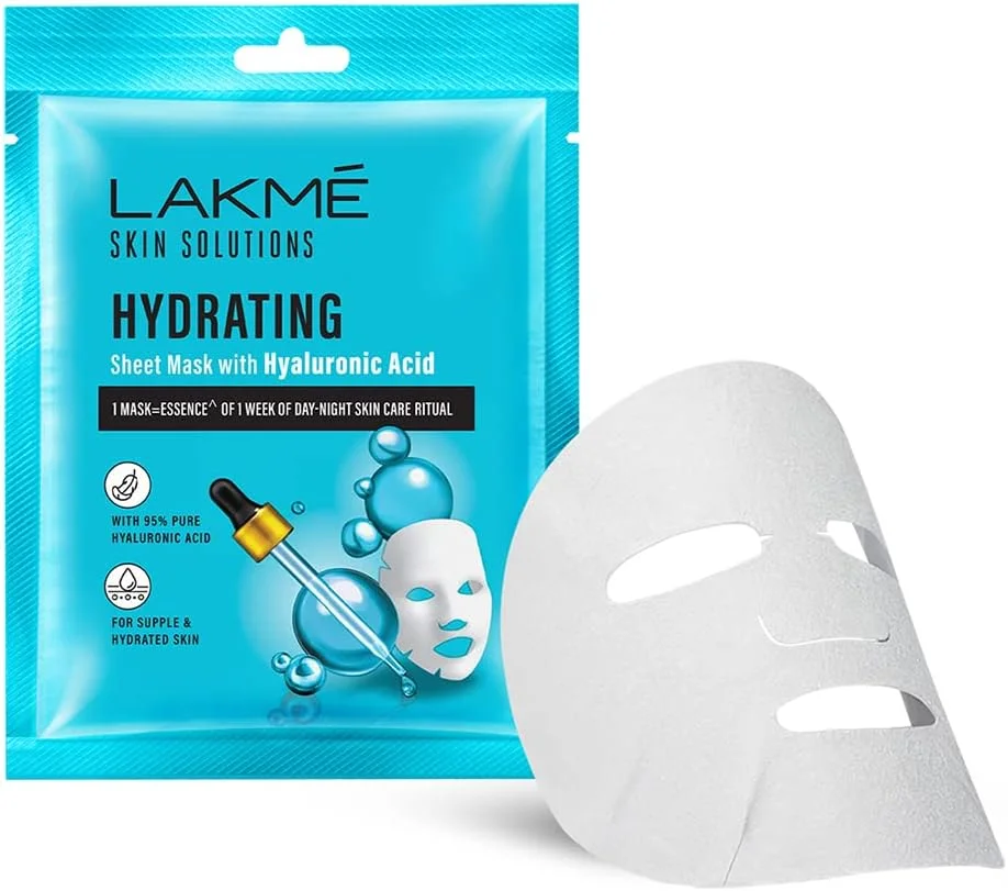 ماسک ورقه‌ای آبرسان لاکمه Solutions حاوی هیالورونیک اسید 25 میلی لیتر