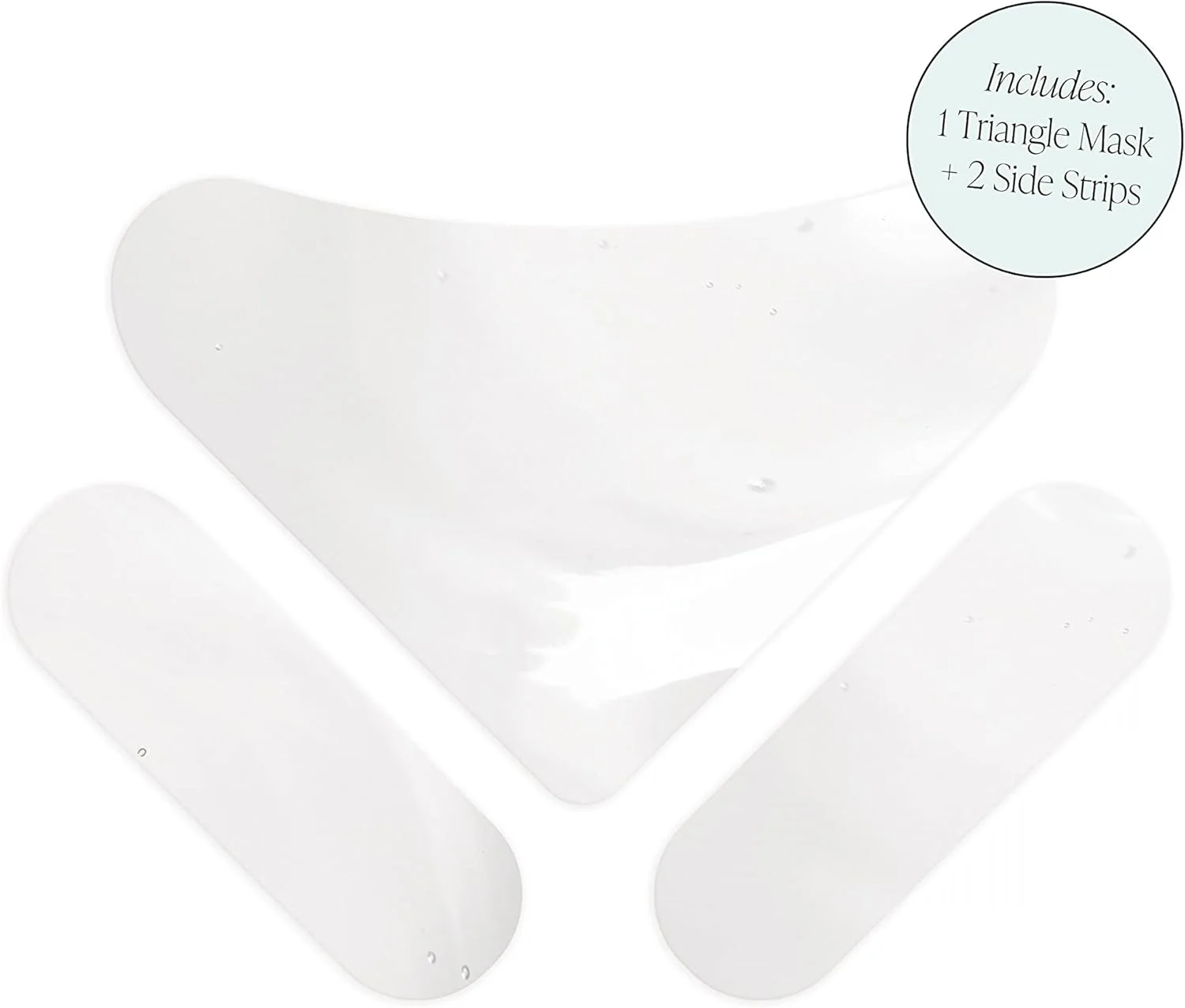 ماسک هیدروژل صورت بوشبالم - ماسک آبرسان با اسید هیالورونیک و آلوئه ورا برای خنک کردن و تسکین پوست بعد از اصلاح مو، 1 ست کامل ماسک