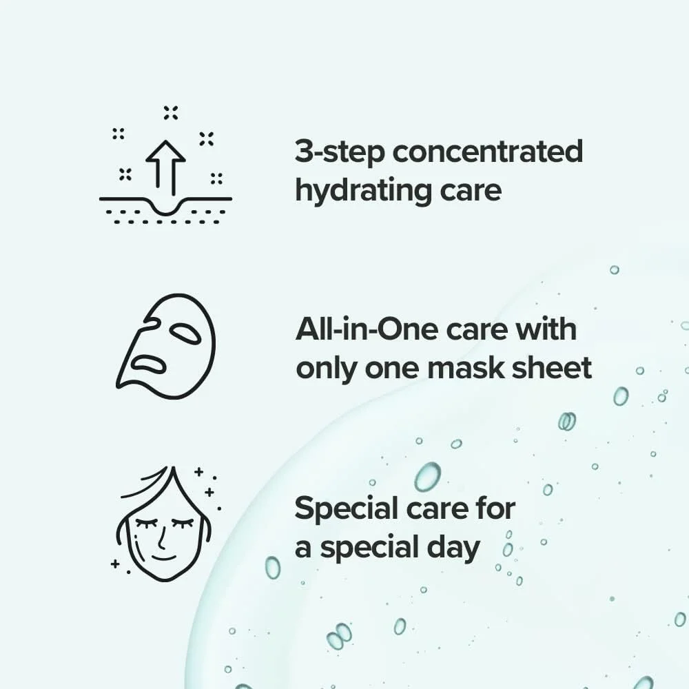 ماسک سه مرحله ای مرطوب کننده عمیق مروارید دریایی JM Solution - بسته 10 عددی