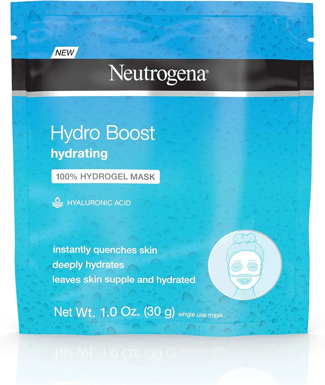 ماسک هیدروژل آبرسان نوتروژینا Hydro Boost، 30 گرم