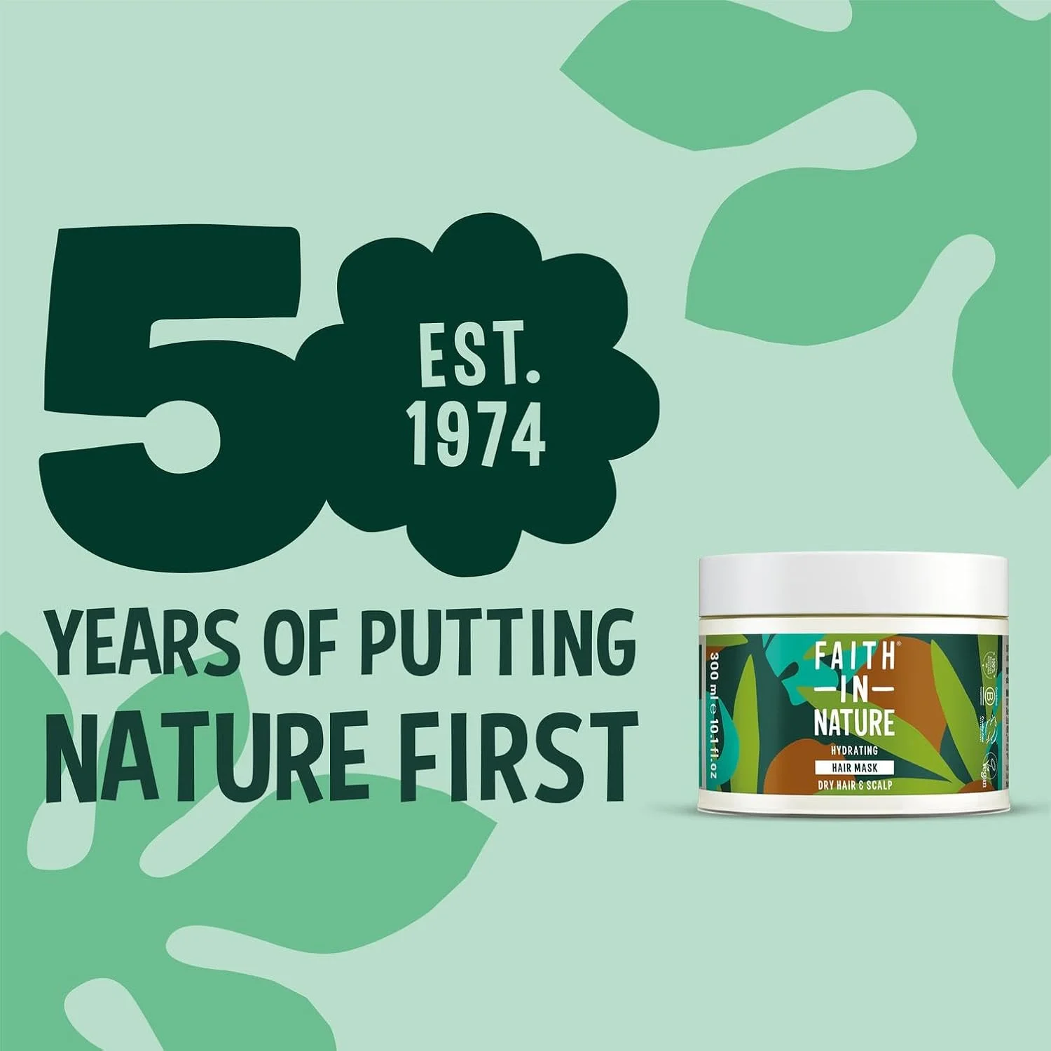 ماسک مو نارگیل و شی باتر ارگانیک Faith In Nature، آبرسان برای مو و پوست سر خشک، وگان و بدون تست حیوانی، بدون SLS، سیلیکون یا پارابن، 300 میلی لیتر، بسته 1 عددی