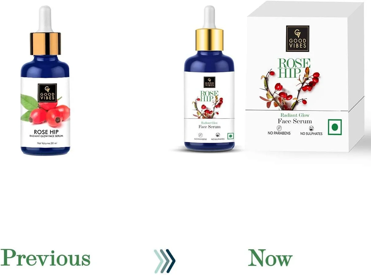 سرم صورت رز هیپ برای درخشش و شادابی پوست - حاوی ویتامین A و اسیدهای چرب ضروری، کمک به تاخیر علائم پیری، کاهش لکه‌های تیره و مرطوب کننده پوست - بافت سبک، غیر چسبنده و طراوت بخش، 30 میلی لیتر