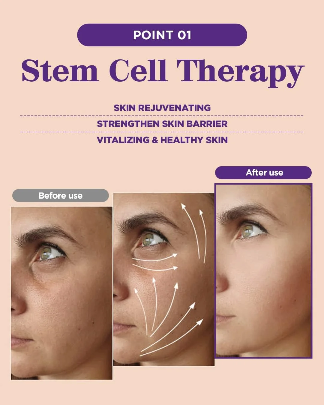 آمپول دوتایی انرژی آزمایشگاه پیشرفته GD11، 30 میلی لیتر | سرم صورت ضد پیری با عصاره سلول های بنیادی و اسید هیالورونیک | سرم آبرسان برای بازسازی پوست | بازیابی خاصیت ارتجاعی و کاهش چین و چروک