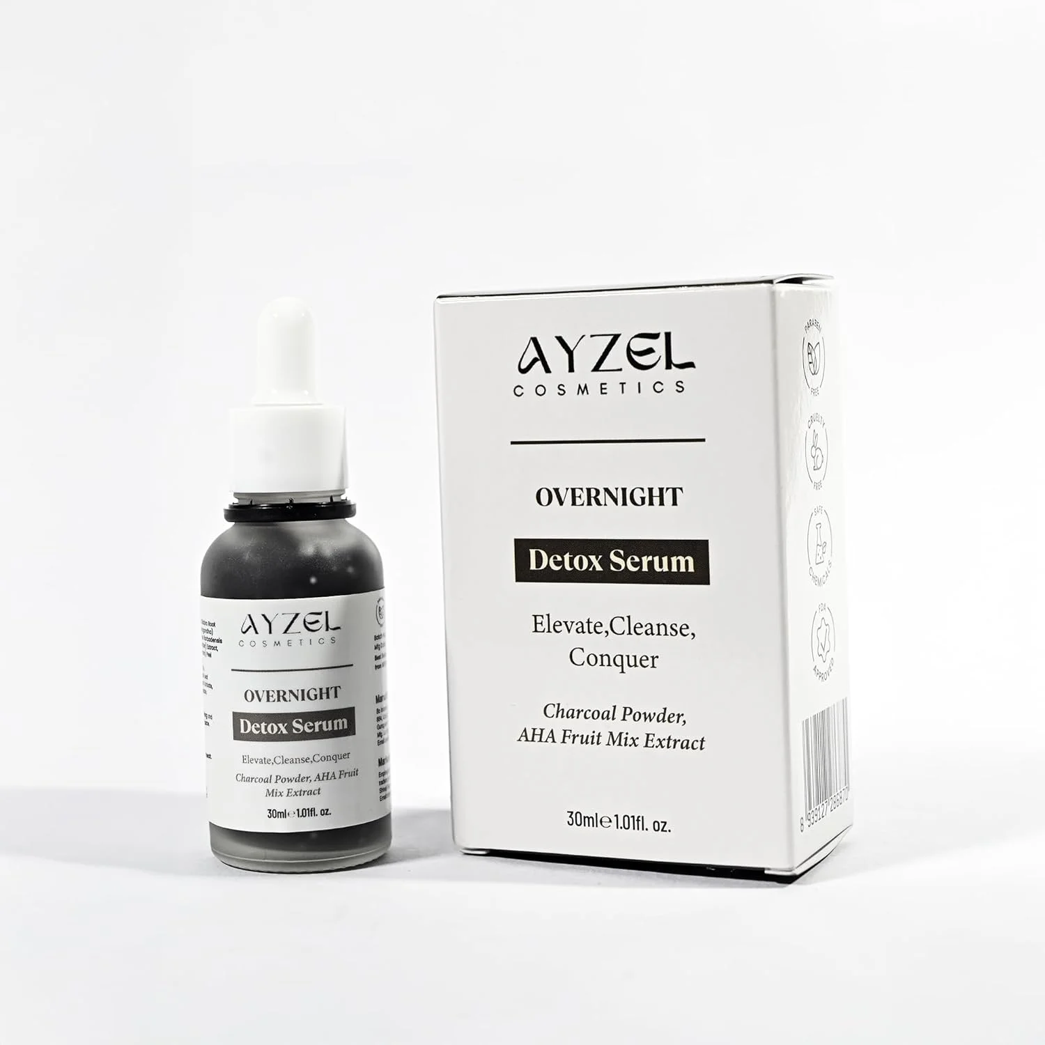 سرم تصفیه کننده نیاسینامید سم زدا، سرم صورت تصفیه کننده سم زدای شبانه | فرمول آبرسان و روشن کننده | مراقبت روزانه پوست برای پوست درخشان و سالم 30 میلی لیتر