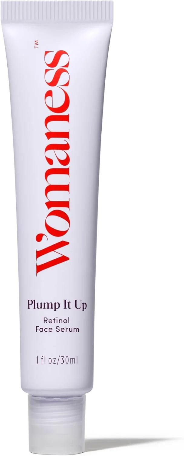 سرم رتینول حجم دهنده Womaness - سرم آبرسان هیالورونیک اسید رولی، درمان خطوط ریز و چین و چروک رتینول تقویت کننده کلاژن + سرم مراقبت از پوست ضد پیری سرامید NG صاف کننده (30 میلی لیتر)