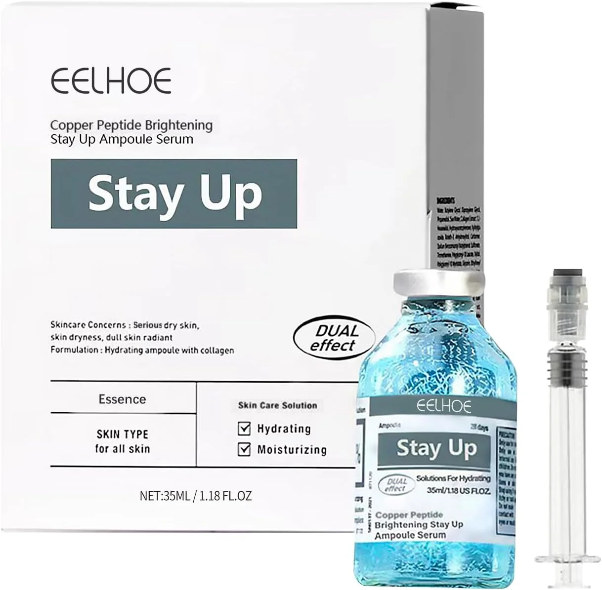 سرم پپتید مس ضد پیری کره‌ای، سرم آبرسان عمیق صورت، افزایش کلاژن، کاهش خطوط ریز و چین و چروک، تسکین دهنده و مرطوب کننده، مناسب برای انواع پوست، برای داشتن پوستی جوان و درخشان