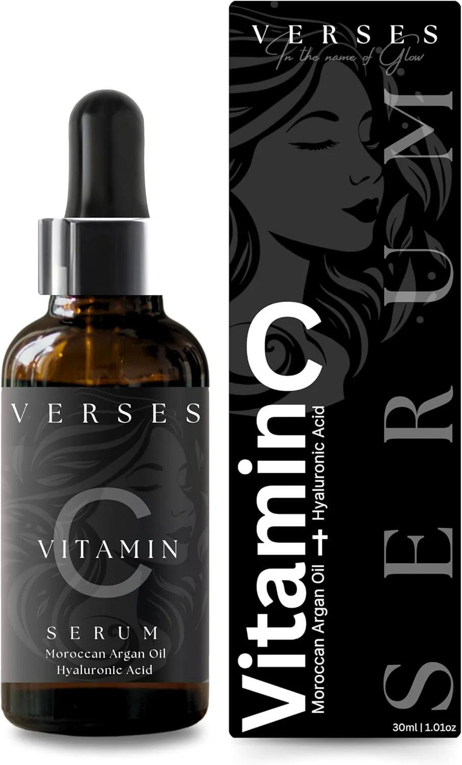 سرم ویتامین C ورسز – روشن کننده پیشرفته با نیاسینامید، روغن آرگان مراکشی و اسید هیالورونیک | فرمول ضد پیری، اصلاح کننده لکههای تیره و آبرسان | 30 میلی لیتر سرم ویتامین C ورسز – روشن کننده پیشرفته با نیاسینامید، روغن آرگان مراکشی و اسید هیالورونیک | فرمول ضد پیری، اصلاح کننده لکههای تیره و آبرسان | 30 میلی لیتر