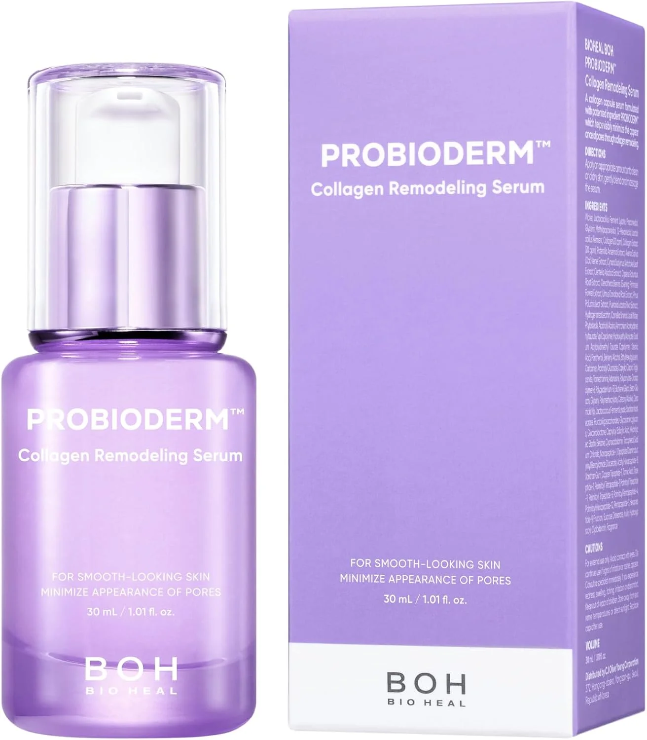 سرم بازسازی کننده کلاژن پروبیودرم 30 میلی لیتر | سرم سفت کننده پوست با کلاژن و 12 پپتید برای سفت کردن و صاف کردن منافذ | مراقبت آبرسان و سفت کننده