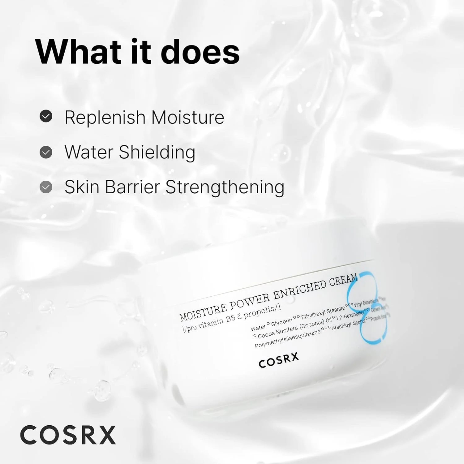 کرم مرطوب کننده قوی Hydrium Cosrx، ۵۰ گرم