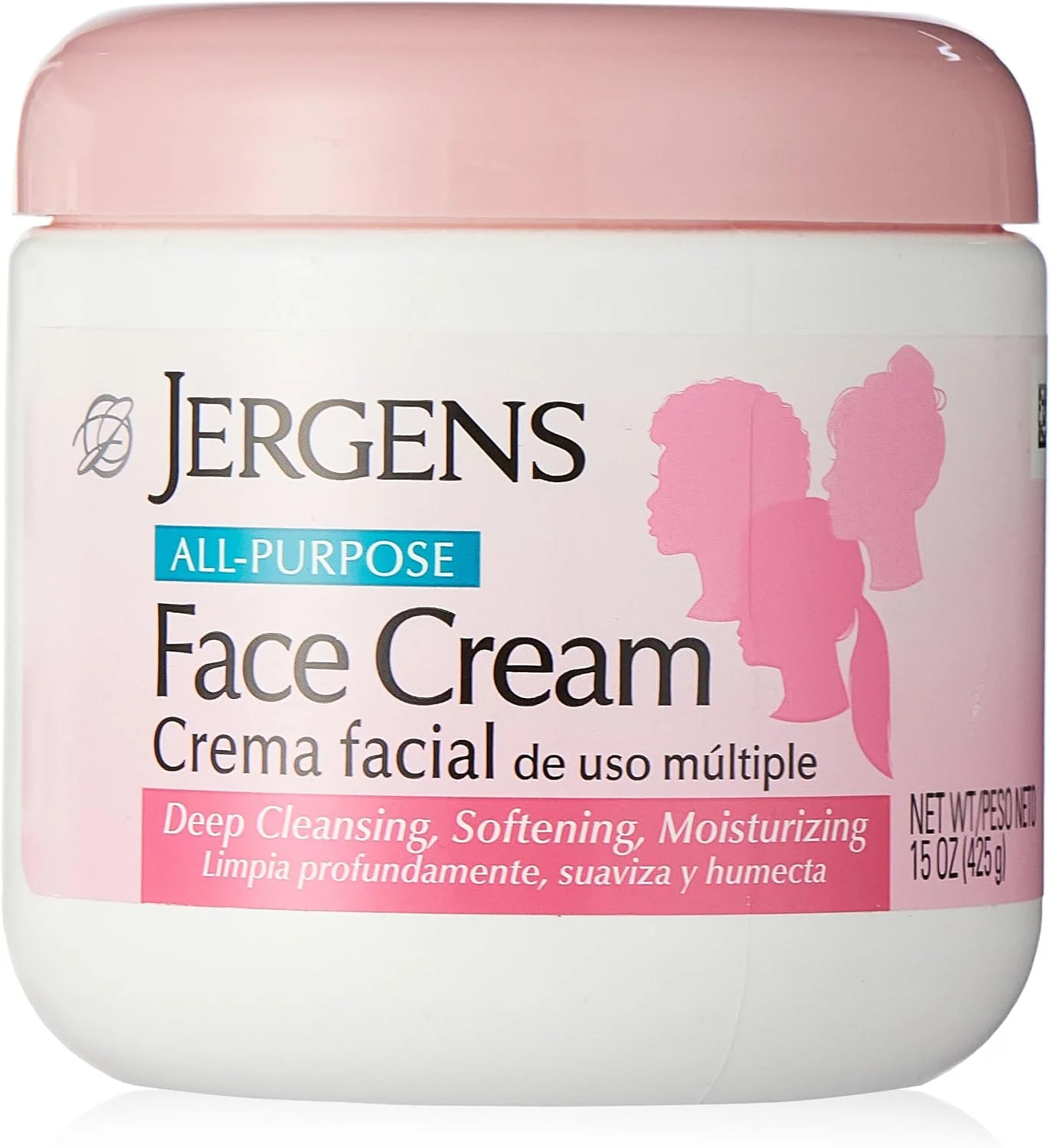 کرم مرطوب کننده صورت همه منظوره Jergens، ۴۲۵ گرم