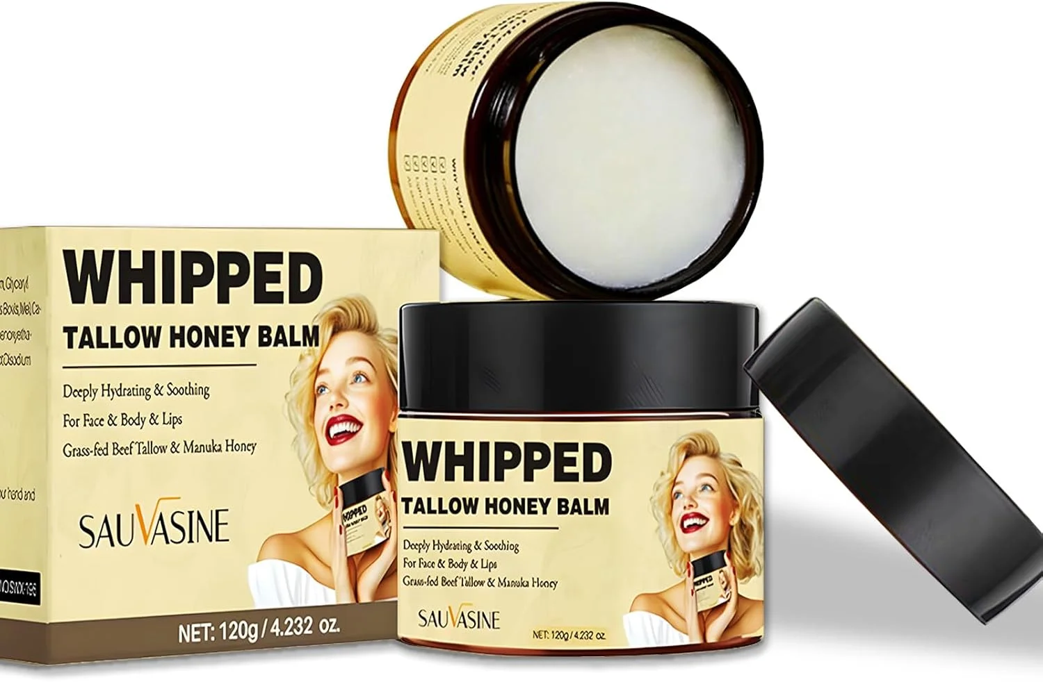 کرم مرطوب کننده | مرطوب کننده روزانه صورت | کرم صورت حاوی روغن حیوانی و عسل، غنی شده برای آبرسانی پوست | مراقبت از پوست گیاهی کره ای مناسب برای انواع پوست | 120 گرم