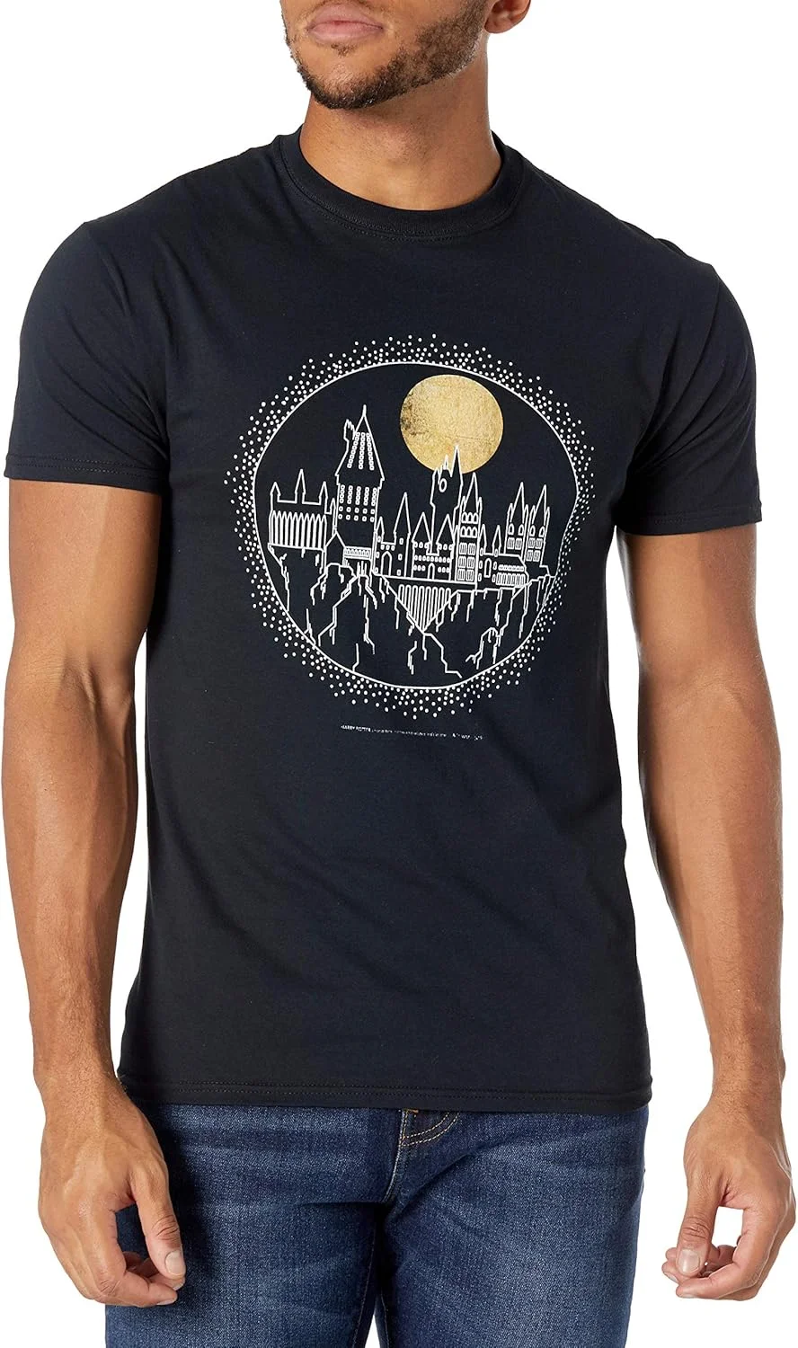 تی شرت مردانه طرح هاگوارتز از وارنر برادرز