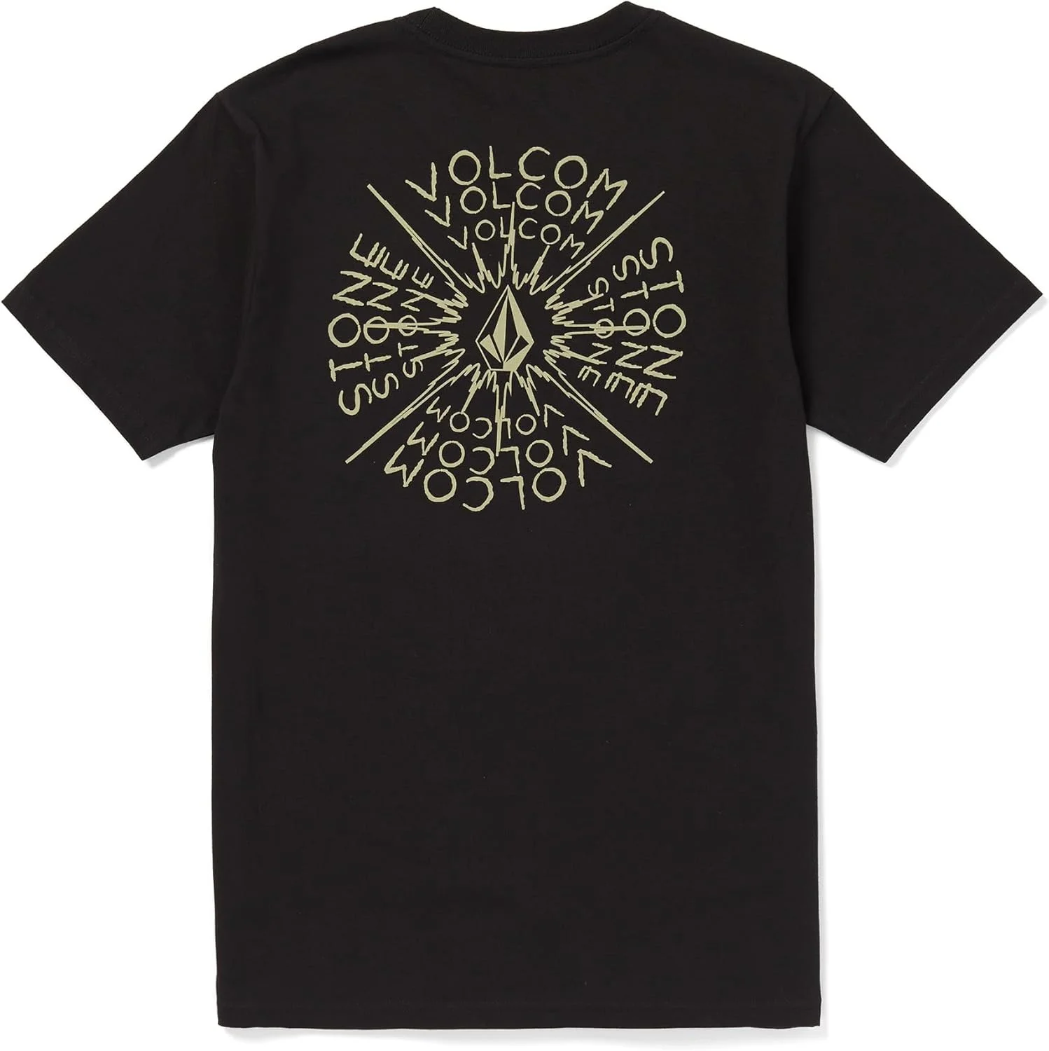 تی شرت آستین کوتاه مردانه Volcom مدل Spiraling A3532405-blk