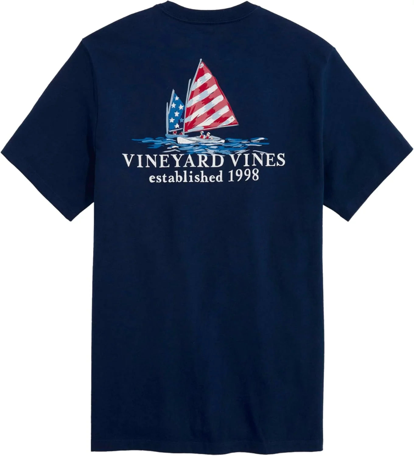 تی‌شرت آستین کوتاه مردانه با طرح ملوان بعد از ظهر