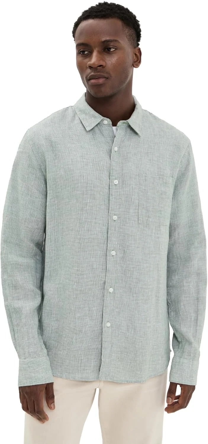 پیراهن آستین بلند مردانه با قواره کلاسیک