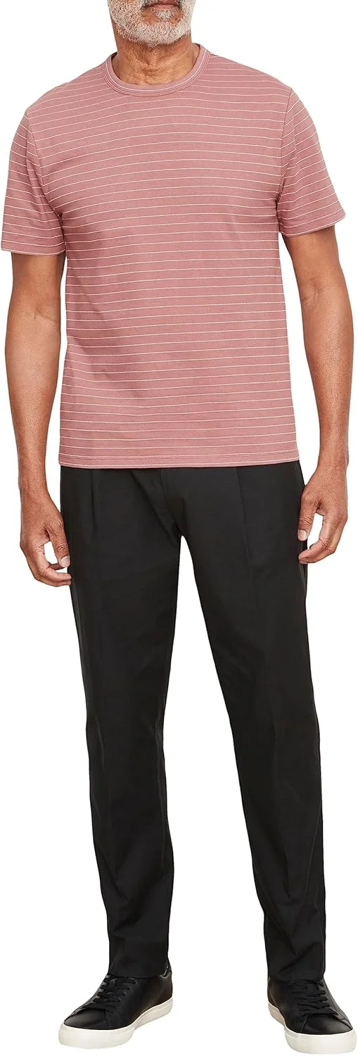 تی شرت آستین کوتاه مردانه Vince با طرح راه راه