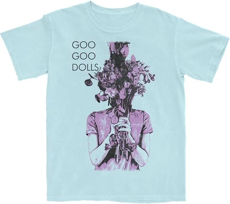 تی‌شرت آستین کوتاه طرح Goo Goo Dolls in Bloom پاستلی - مناسب آقایان و بانوان