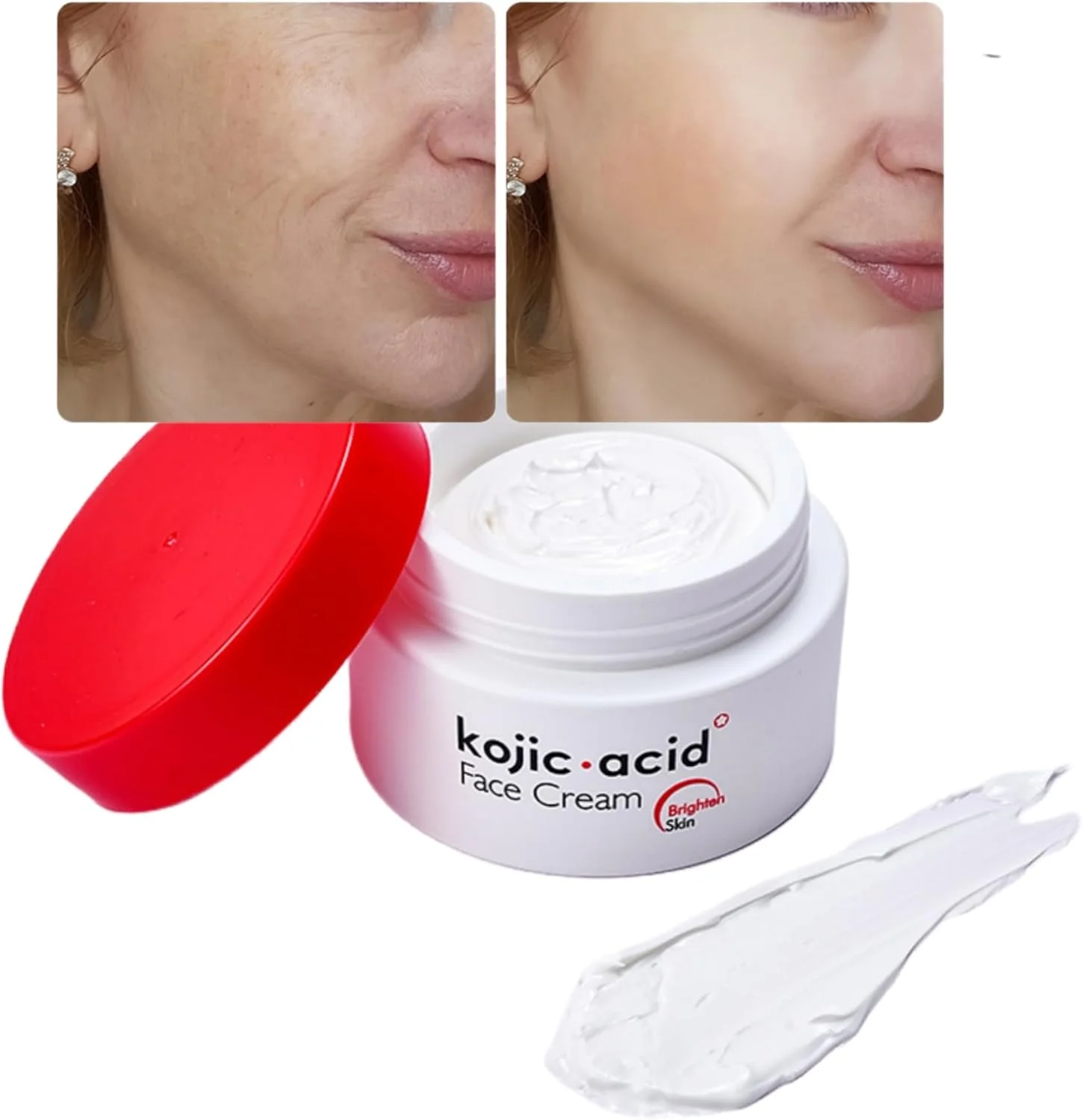 کرم صورت کوجیک اسید 50 میلی لیتر، فرمول ضد چروک، مرطوب کننده و تغذیه کننده پوست، سبک و غیر چرب، با خواص ضد پیری، استفاده آسان برای انواع پوست