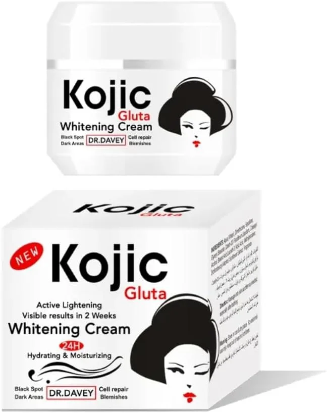 کرم کوجیک اسید نیکیتا ویوی 100 میلی لیتر، کرم مرطوب کننده عمیق صورت، کرم های صورت برای رفع لک های تیره صورت، آبرسان مغذی پوست صاف