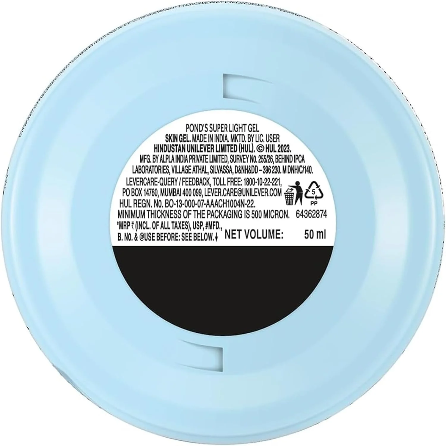 ژل فوق سبک آبرسان صورت POND'S، بدون چربی، 50 گرم | حاوی هیالورونیک اسید و ویتامین E برای پوستی شاداب و درخشان و آبرسانی 24 ساعته - استفاده روزانه