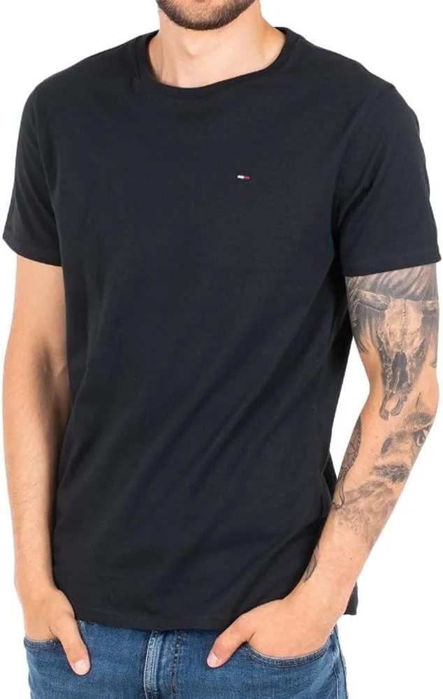 تی شرت آستین کوتاه مردانه تامی جینز مدل Tjm Xslim Jersey Tee Dm0dm04411 (تک عددی)