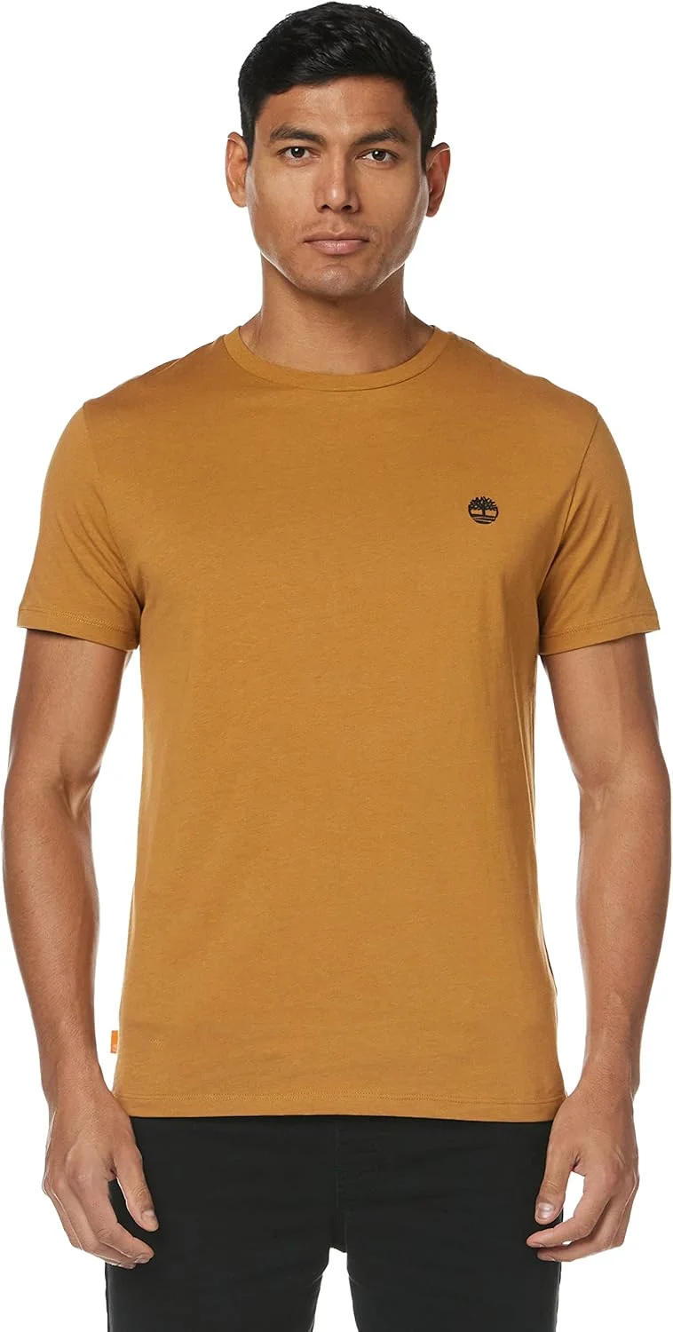 تی شرت آستین کوتاه مردانه Timberland با لوگوی کوچک روی سینه