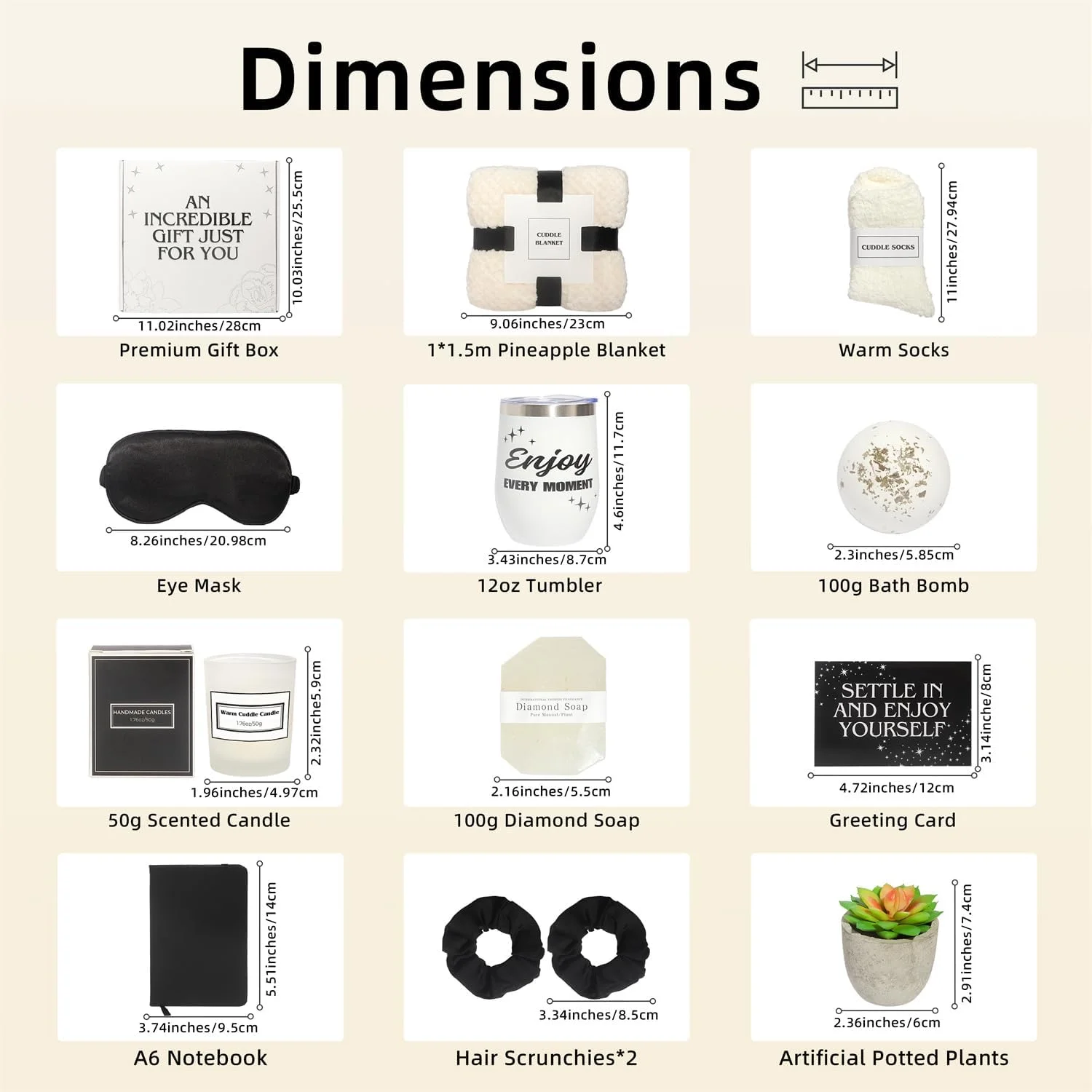 ست هدیه آرامش بخش برای بانوان و آقایان، بسته مراقبتی 12 تکه به همراه پتو نرم