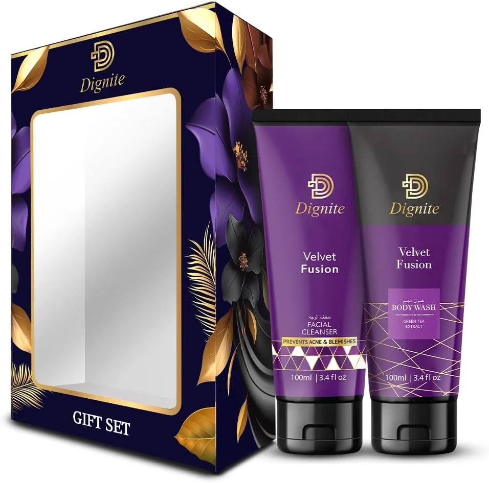 مجموعه هدیه شستشوی بدن 100 میلی لیتر + شستشوی صورت 100 میلی لیتر متنوع - سم زدایی، کنترل آکنه و آبرسانی به پوست