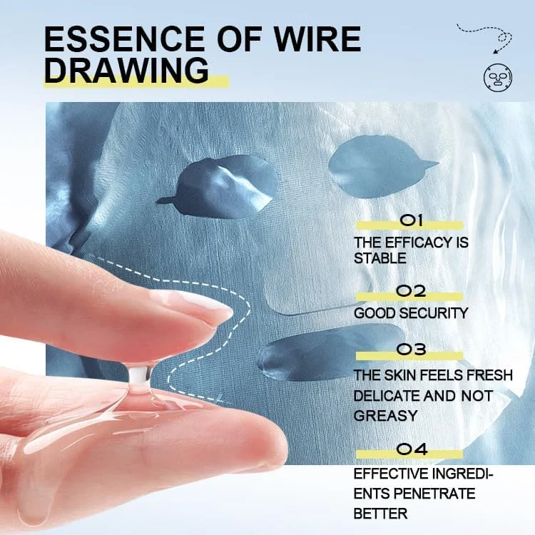 ماسک صورت کره ای 25 عددی، ماسک ورقه ای آبرسان صورت، ماسک صورت پروتئین کلاژن طبیعی، سفت کننده و ضد پیری، مرطوب کننده