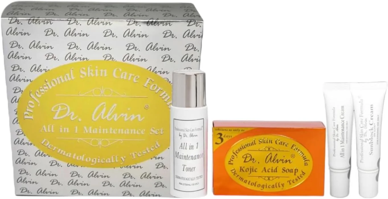مجموعه مراقبت از پوست دکتر آلوین، همه در 1، نو در جعبه