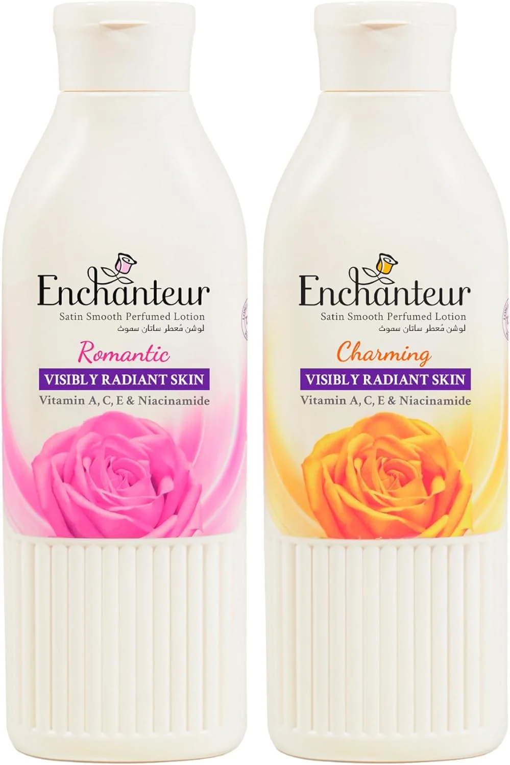 لوسیون بدن (2X250ml) دوقلوی رمانتیک - مجموعه لوسیون بدن مرطوب کننده برای مراقبت لوکس از پوست