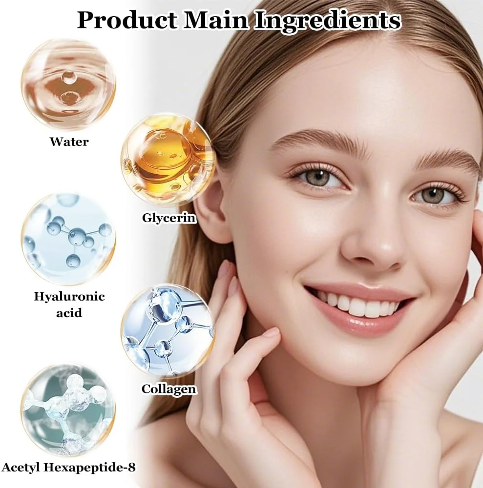 مجموعه مراقبت از پوست، سرم میکرونیدلینگ اسید هیالورونیک، مجموعه سرم ضد پیری تزریق میکرونیدل، مجموعه تزریق میکرو، سرم صورت صاف کننده پوست برای انواع پوست