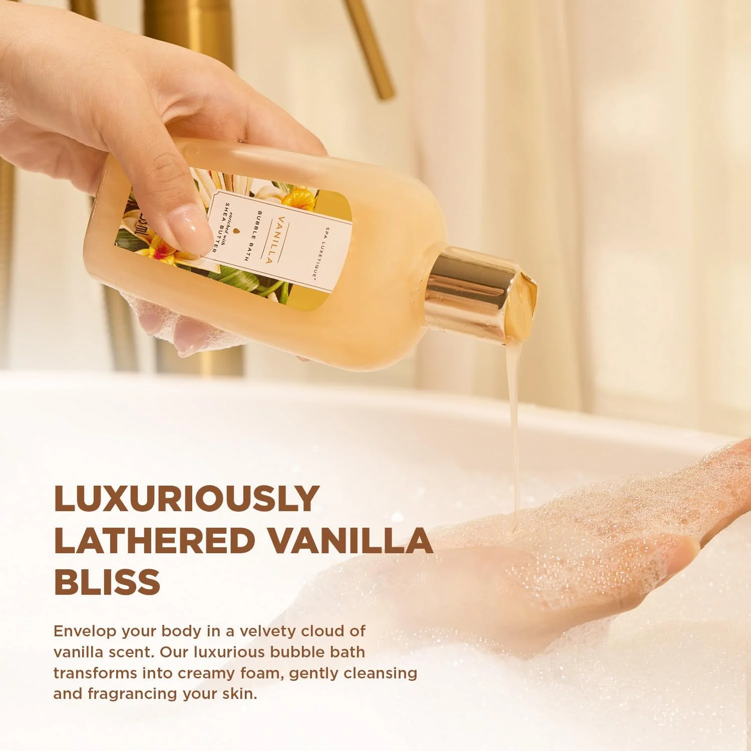 هدایای زنانه Spa Luxetique، ست هدیه 15 تکه سبد وانیلی برای مادر، ست هدیه برای خواهر مادر، مراقبت از پوست، سالگردها، روز مادر، روز ولنتاین