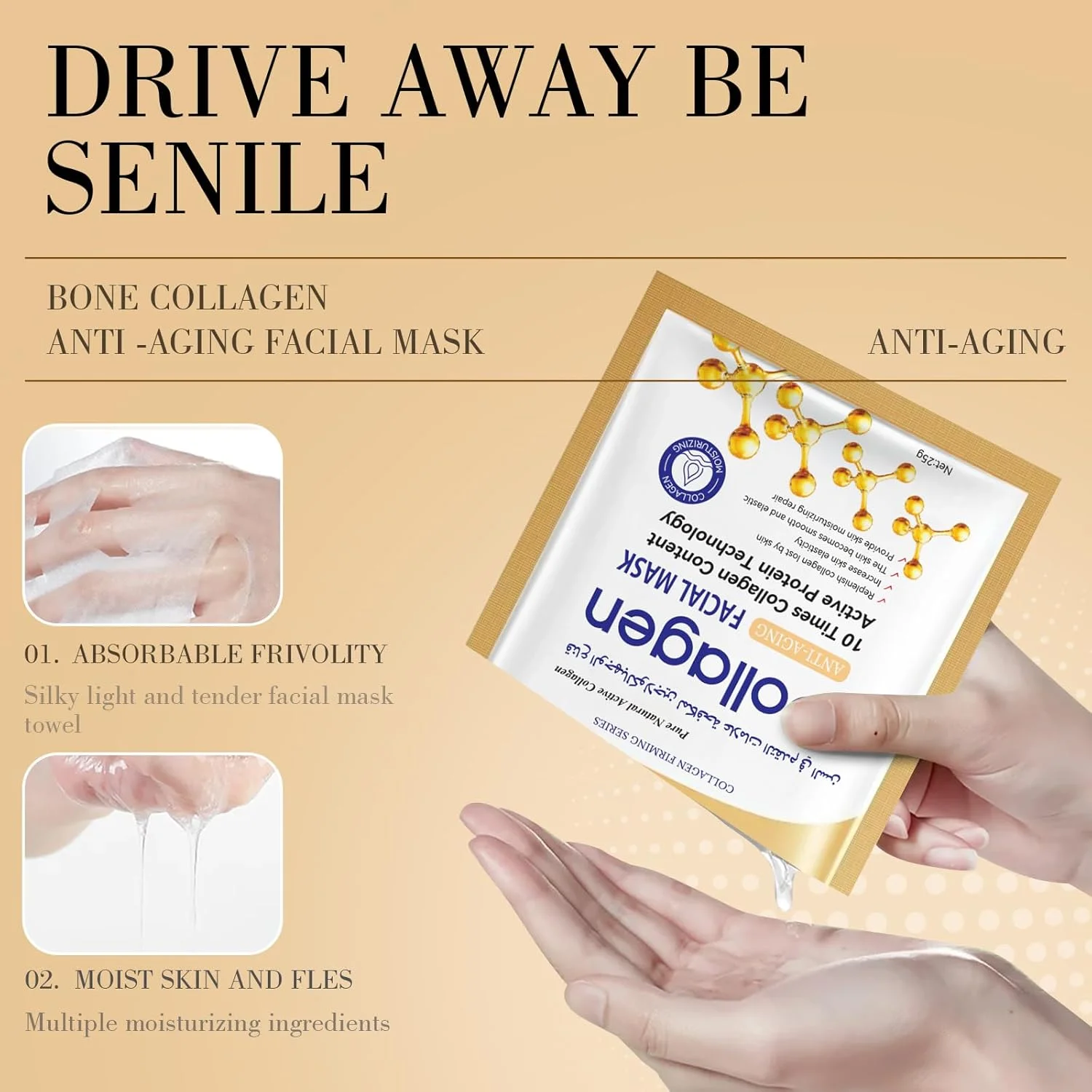 کانزا - مجموعه 12 عددی ماسک صورت کلاژن، ماسک صورت کلاژن کره‌ای لیفتینگ فوری ضد پیری مرطوب کننده ماسک ورقه‌ای واقعی عمیق با ماسک صورت کلاژن فعال ماسک‌های ضروری، ست هدیه مراقبت از پوست