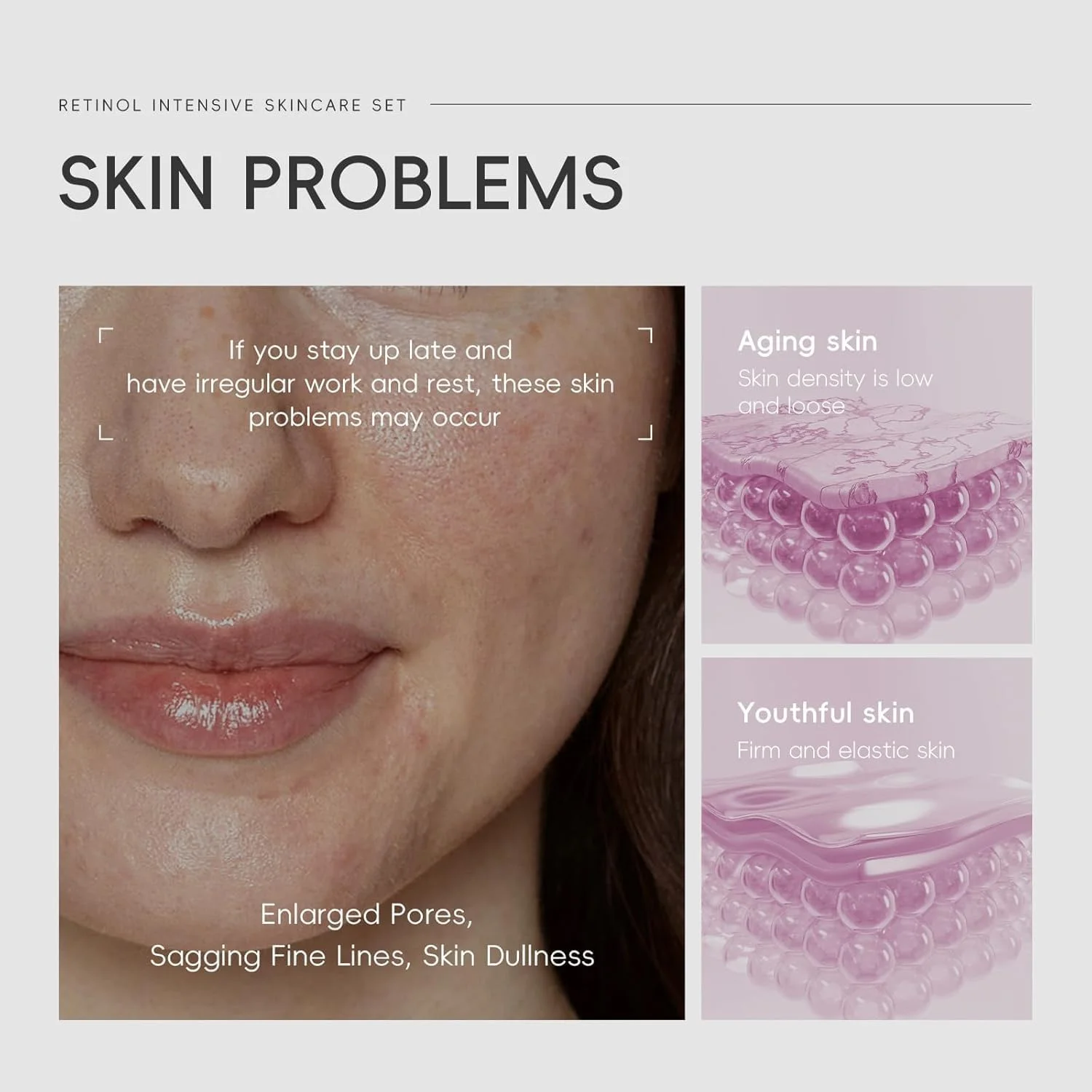 مجموعه مراقبت از پوست ، کیت روتین مراقبت از پوست ضد پیری، پاک کننده، تونر، سرم، کرم دور چشم، کرم صورت، ست هدیه برای تولد مادر، کیت مسافرتی آبرسان و درخشان برای انواع پوست