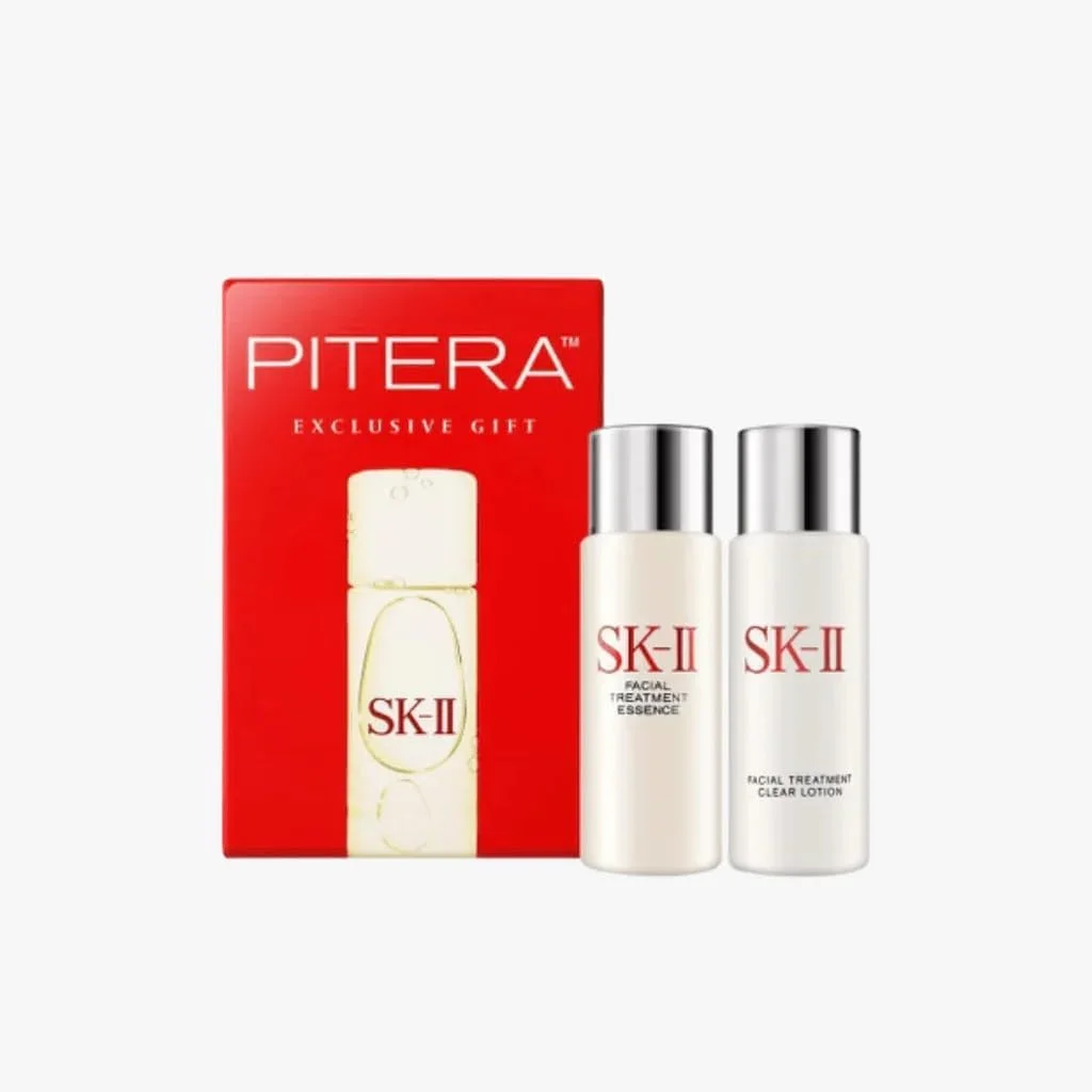 مجموعه هدیه انحصاری SK-II Pitera™ | اسانس مراقبت از صورت 30 میلی لیتر + لوسیون شفاف کننده 30 میلی لیتر