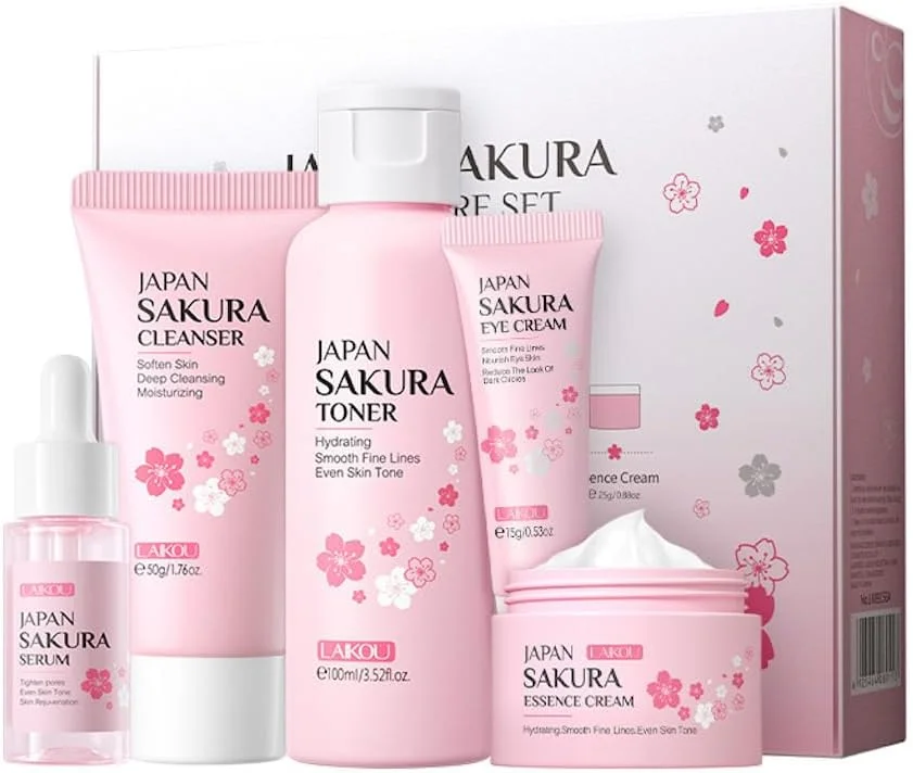 مجموعه مراقبت از پوست ژاپنی ساکورا، 5 تکه