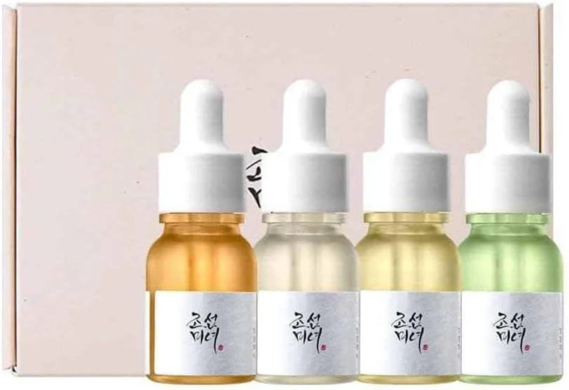 ست هدیه سرم های زیبایی جوسئون هانبانگ، مراقبت از پوست کره ای برای آقایان و بانوان، 10 میلی لیتر، کیت 4 سرم