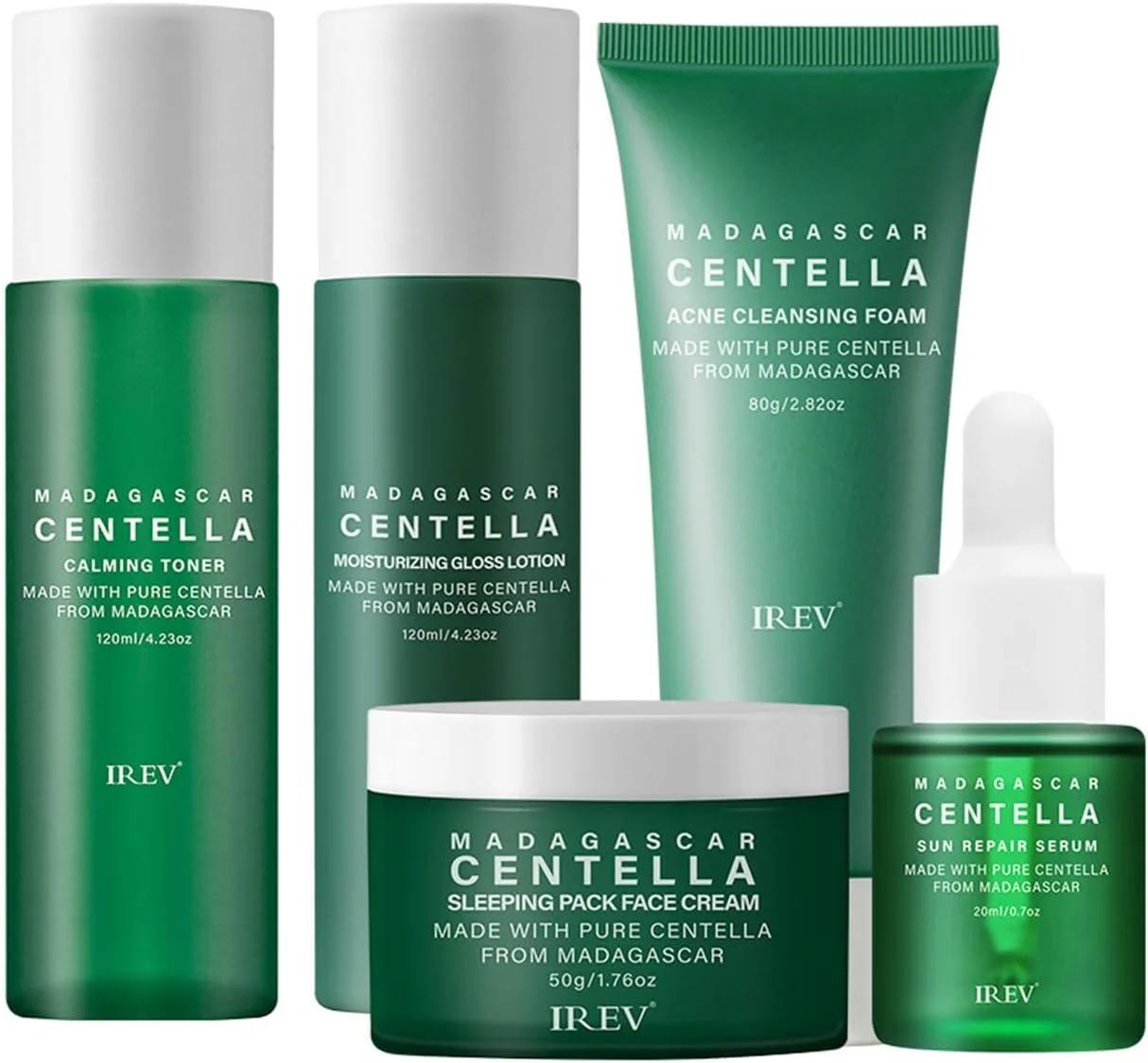 مجموعه مراقبت کامل صورت سنتلا آسیاتیکا، ست هدیه مراقبت از پوست 5 در 1 شامل پاک کننده، سرم صورت، کرم صورت، تونر، امولسیون آب، ضد پیری، تقویت کننده کلاژن و آبرسان برای بانوان مجموعه مراقبت کامل صورت سنتلا آسیاتیکا، ست هدیه مراقبت از پوست 5 در 1 شامل پاک کننده، سرم صورت، کرم صورت، تونر، امولسیون آب، ضد پیری، تقویت کننده کلاژن و آبرسان برای بانوان