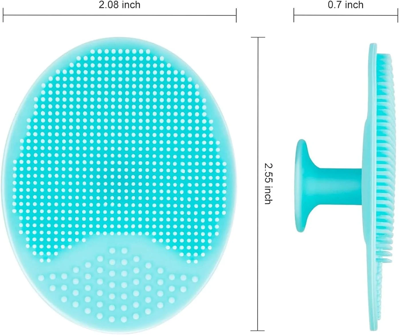 پک چهارتایی برس سیلیکونی شستشوی صورت، برس نرم پاک کننده صورت، لایه بردار صورت برای پاکسازی عمیق و مراقبت از پوست