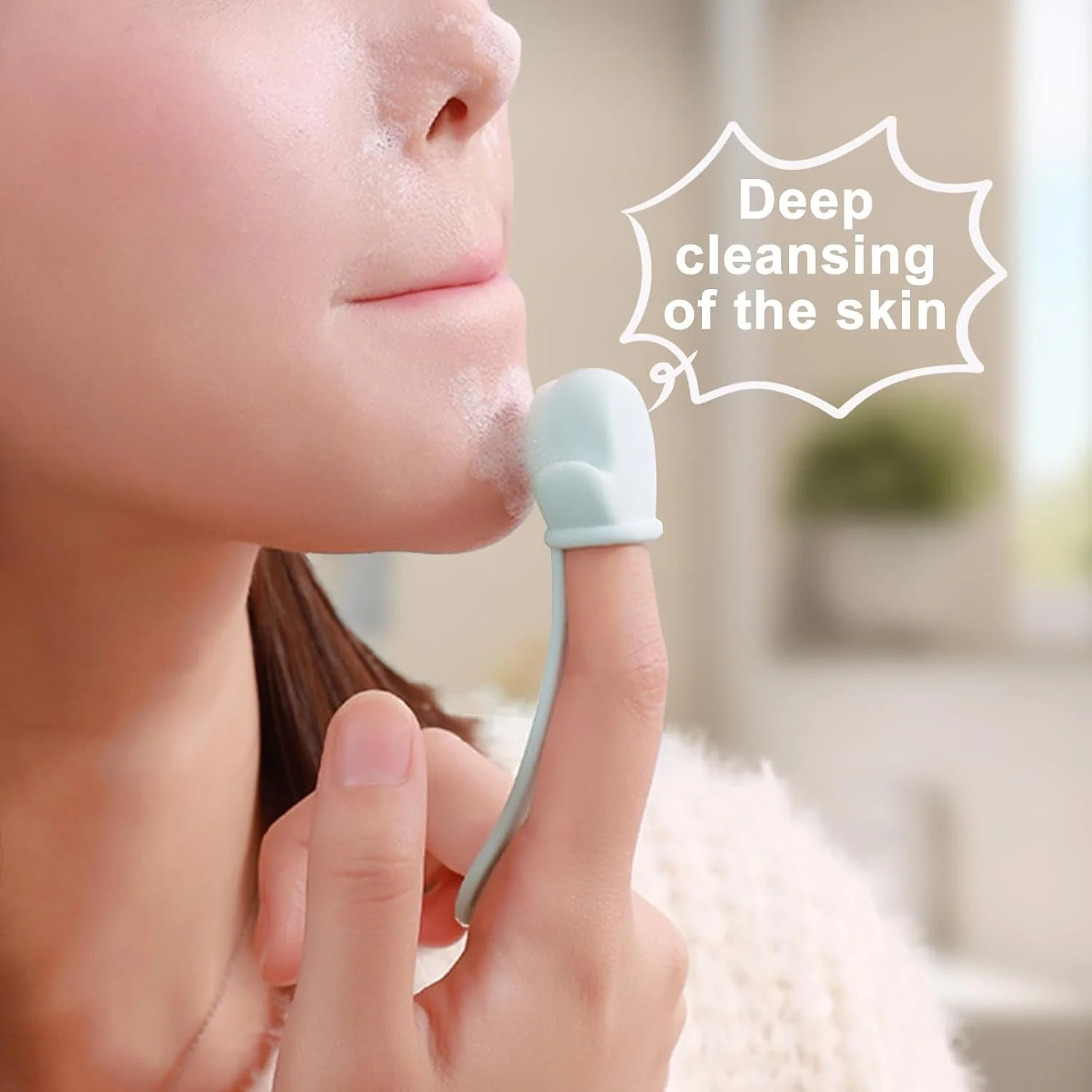 ست ۳ عددی برس پاک کننده دستی صورت، اسکرابر سیلیکونی منافذ پوست، ابزار مراقبت از پوست برای لایه برداری، ماساژ و حذف جوش های سرسیاه